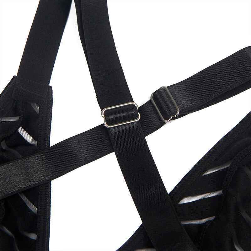 SUBBLIME - 954147 BODY MIT STRUMPFGÜRTEL SCHWARZ S/M - Vanelion Paradise