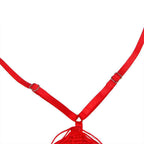 SUBBLIME - 954246 TRÄGERKLEID + STRING ROT S/M - Vanelion Paradise