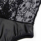SUBBLIME - 954383 SEXY BODY MIT STRUMPFGÜRTEL SCHWARZ S/M - Vanelion Paradise