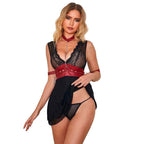 SUBBLIME - 954420 BONDAGE-KLEID AUS SPITZE SCHWARZ S/M - Vanelion Paradise