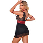 SUBBLIME - 954420 BONDAGE-KLEID AUS SPITZE SCHWARZ S/M - Vanelion Paradise