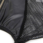 SUBBLIME - 954451 SEXY MESH KLEID LEDER SCHWARZ L/XL - Vanelion Paradise