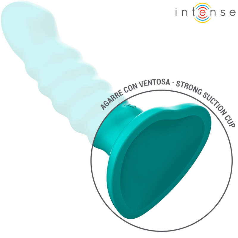 Intense Buffy S Spiral-Vibrator mit Fernbedienung Blau – 14 cm