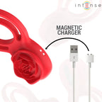 INTENSE - GAIL STIMULATOR ROSE 10 VIBRATIONEN ROT FERNBEDIENUNG - Vanelion Paradise