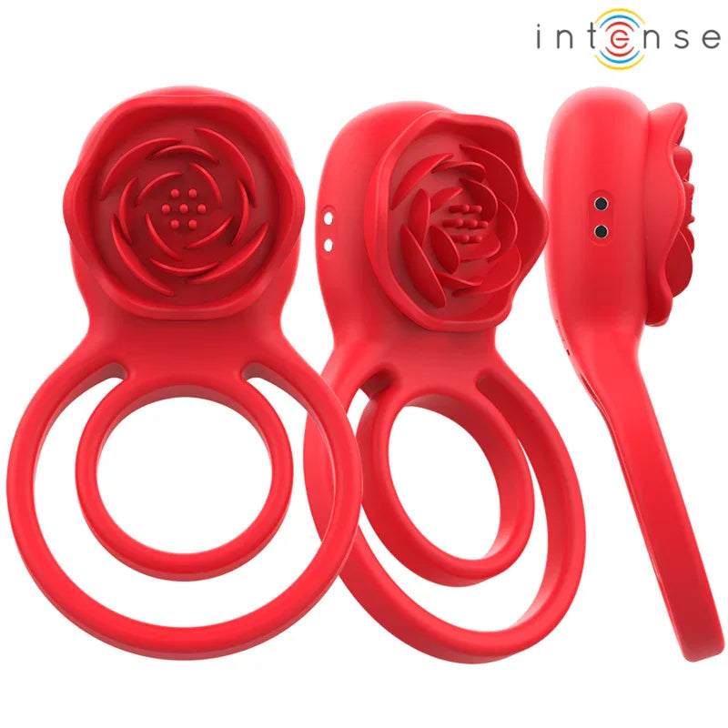 INTENSE - GAIL STIMULATOR ROSE 10 VIBRATIONEN ROT FERNBEDIENUNG - Vanelion Paradise