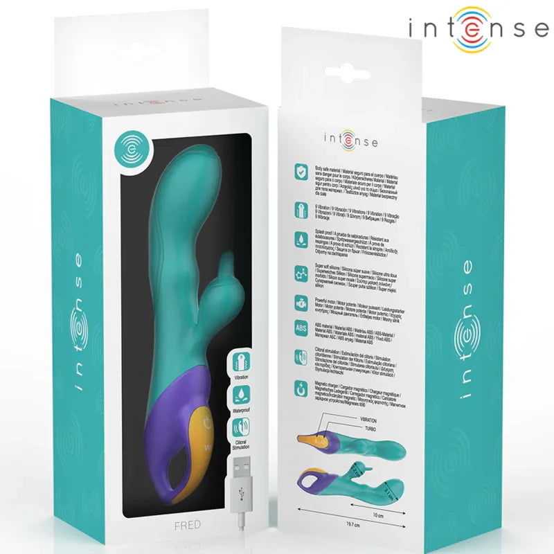 INTENSE - FRED RABBIT VIBRATOR BLAU - Vanelion Paradise