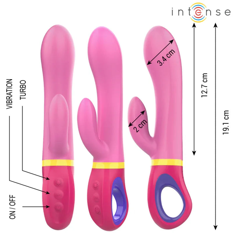 INTENSIV - DAPHNE PINK RABBIT VIBRATOR - Vanelion Paradise