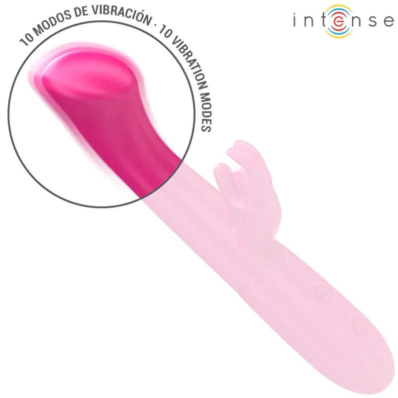 INTENSE - JULIETA RABBIT VIBRATOR 18,6 CM 10 VIBRATIONEN ROSA - Vanelion Paradise