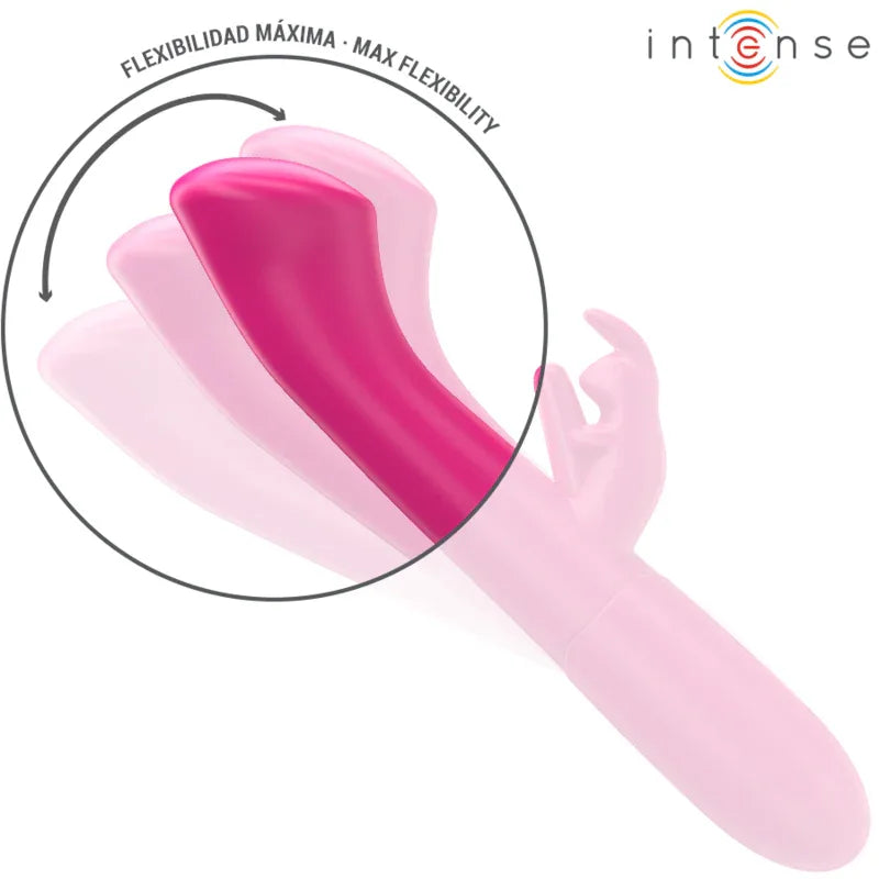 INTENSE - JULIETA RABBIT VIBRATOR 18,6 CM 10 VIBRATIONEN ROSA - Vanelion Paradise