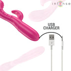 INTENSE - AMARA VIBRATOR MIT STIMULIERENDER ZUNGE 10 VIBRATIONEN ROSA - Vanelion Paradise