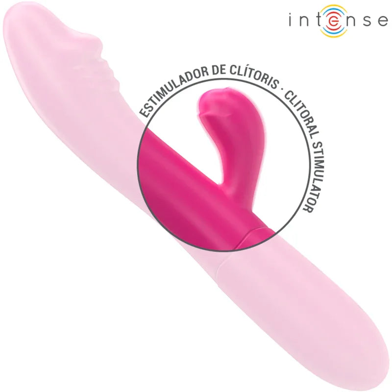 INTENSE - IVY FLEXIBLER VIBRATOR 10 VIBRATIONEN MIT STIMULIERENDER ZUNGE ROSA - Vanelion Paradise