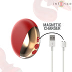 INTENSE - MARIAH VIBRATOR & STIMULATOR IN U-FORM 10 VIBRATIONEN ROT - Vanelion Paradise