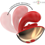 INTENSE - MARIAH VIBRATOR & STIMULATOR IN U-FORM 10 VIBRATIONEN ROT - Vanelion Paradise