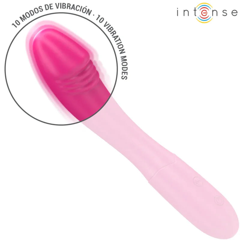 INTENSE - BELINDA VIBRATOR 19 CM FLEXIBEL 10 VIBRATIONEN ROSA - Vanelion Paradise