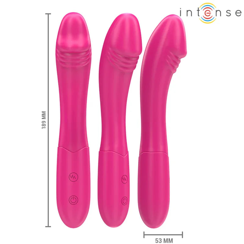 INTENSE - BELINDA VIBRATOR 19 CM FLEXIBEL 10 VIBRATIONEN ROSA - Vanelion Paradise
