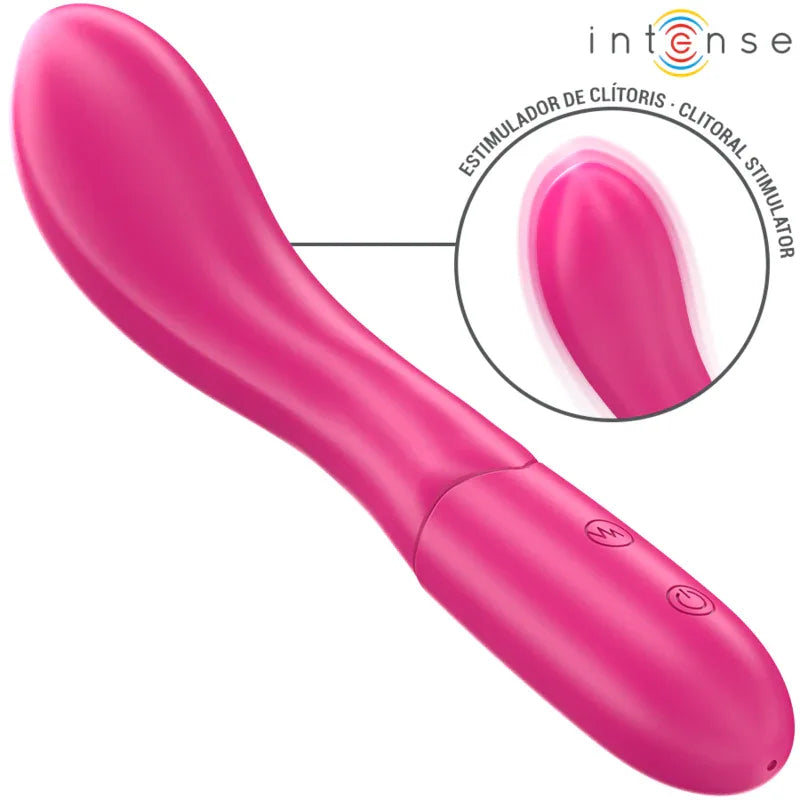 INTENSE - LISETTE VIBRATOR 19 CM FLEXIBEL 10 VIBRATIONEN ROSA - Vanelion Paradise