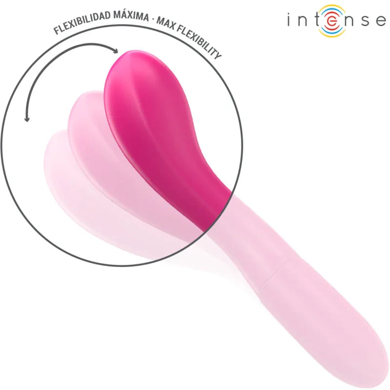 INTENSE - LISETTE VIBRATOR 19 CM FLEXIBEL 10 VIBRATIONEN ROSA - Vanelion Paradise