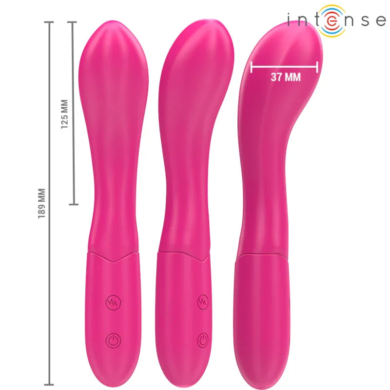 INTENSE - LISETTE VIBRATOR 19 CM FLEXIBEL 10 VIBRATIONEN ROSA - Vanelion Paradise