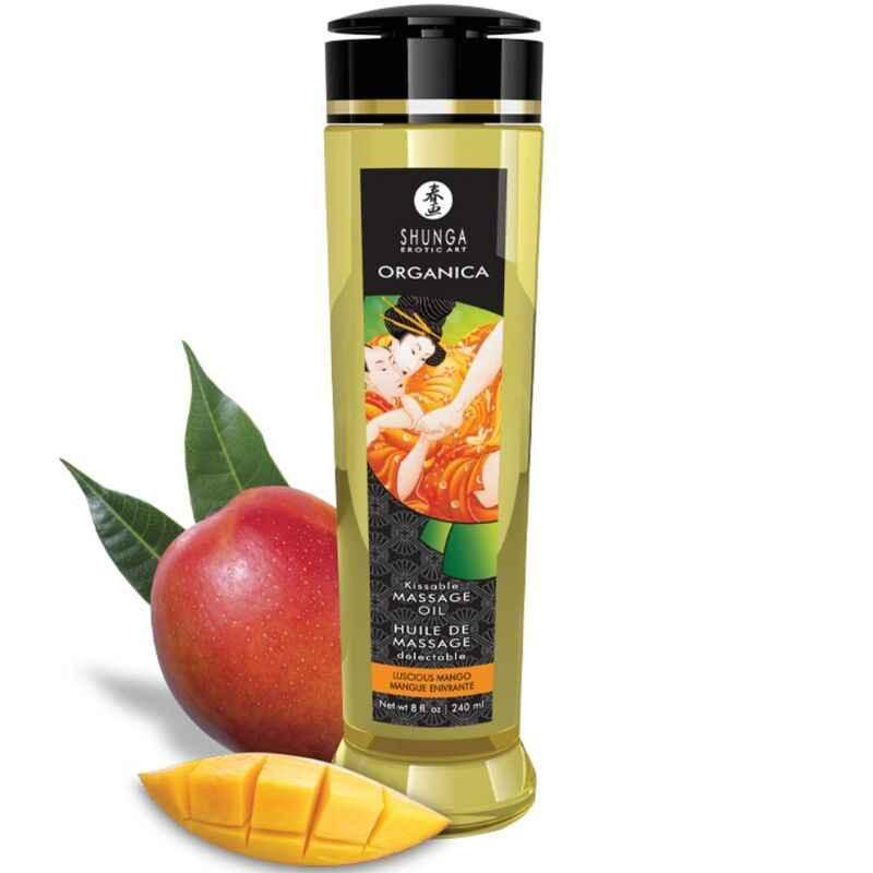 SHUNGA - BIO MASSAGEÖL MANGO 240 ML - Vanelion Paradise