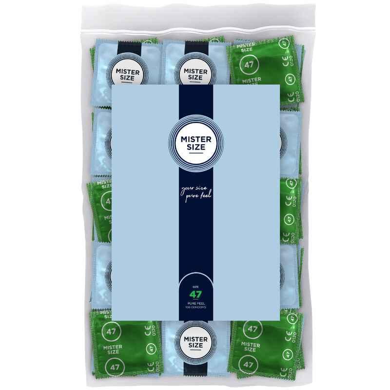 MISTER SIZE - KONDOMGRÖSSE XS 47 MM (100 EINHEITEN) - Vanelion Paradise