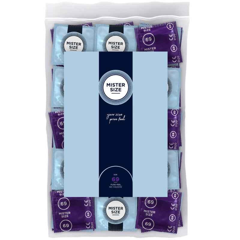 MISTER SIZE - KONDOME GRÖSSE XXXL 69 MM (100 EINHEITEN) - Vanelion Paradise