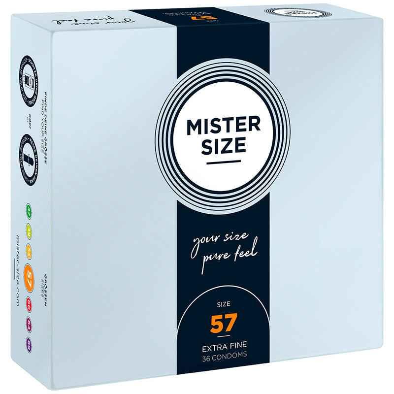 MISTER SIZE - KONDOMGRÖSSE L 57 MM (36 EINHEITEN) - Vanelion Paradise