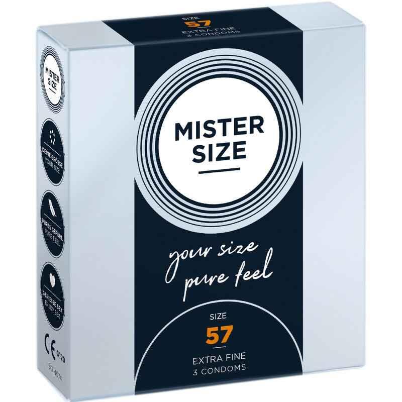 MISTER SIZE - KONDOMGRÖSSE L 57 MM (3 EINHEITEN) - Vanelion Paradise