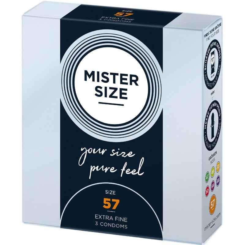MISTER SIZE - KONDOMGRÖSSE L 57 MM (3 EINHEITEN) - Vanelion Paradise