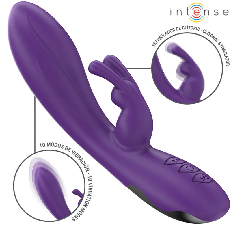 INTENSE - RANDALL RABBIT VIBRATOR 10 VIBRATIONEN LILA - Vanelion Paradise