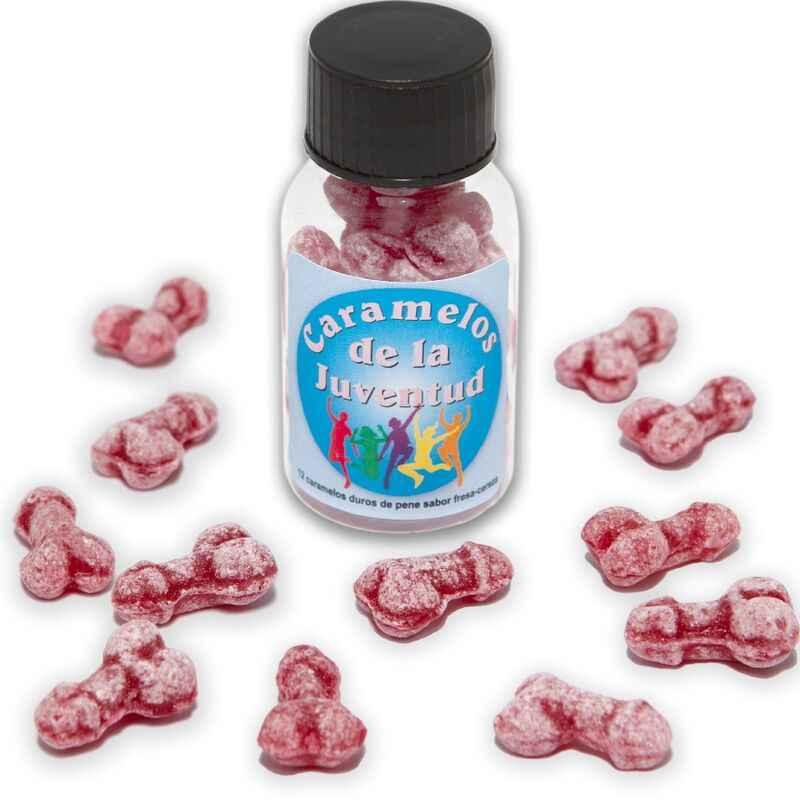 DIABLO PICANTE - 12 JUGENDBONBONS PENISFORM ERDBEERE/KIRSCHE - Vanelion Paradise
