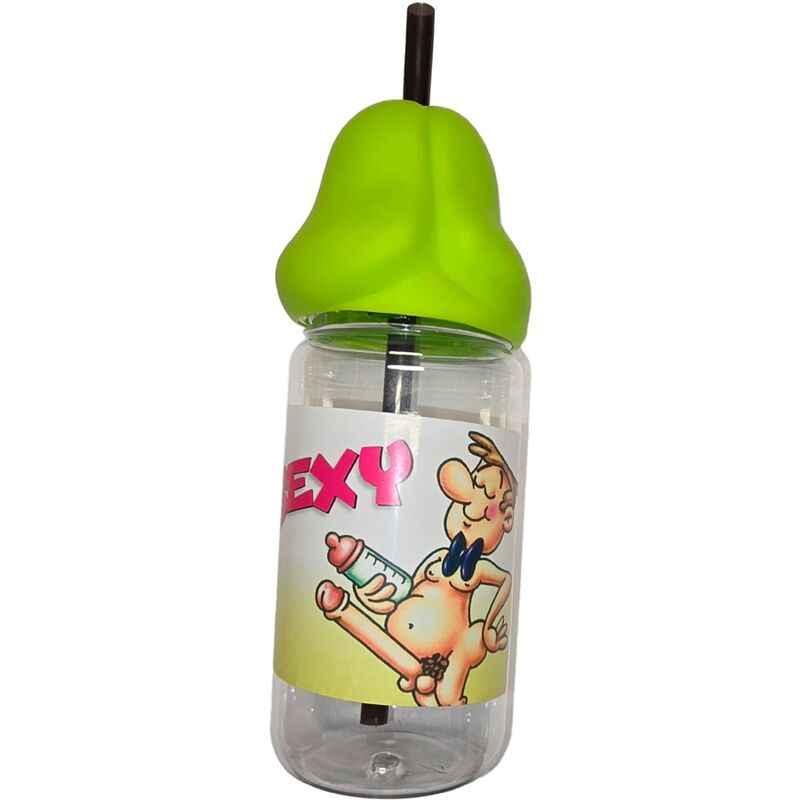 DIABLO PICANTE - PENISFÖRMIGE 360 ML BABYFLASCHE GRÜN - Vanelion Paradise