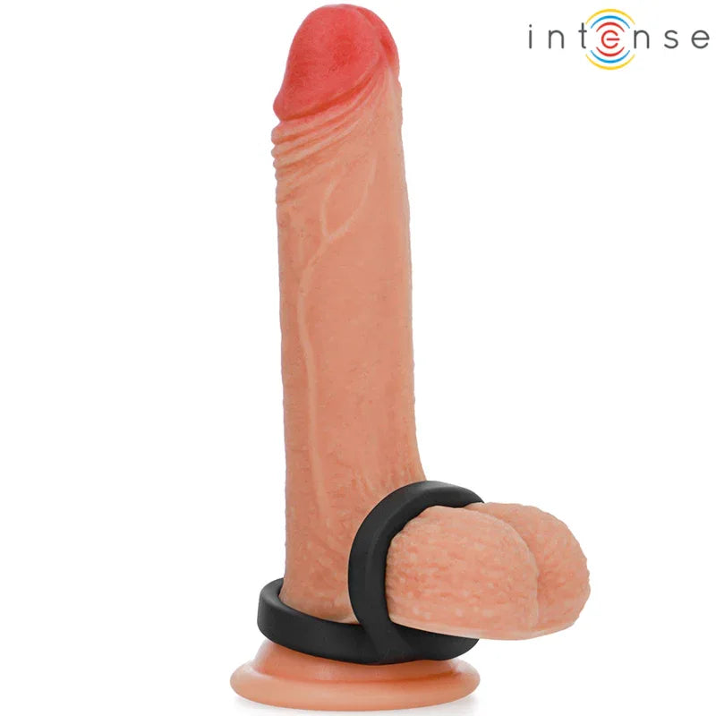INTENSE - BOBBY DOPPELTER SILIKON-PENISRING SCHWARZ - Vanelion Paradise