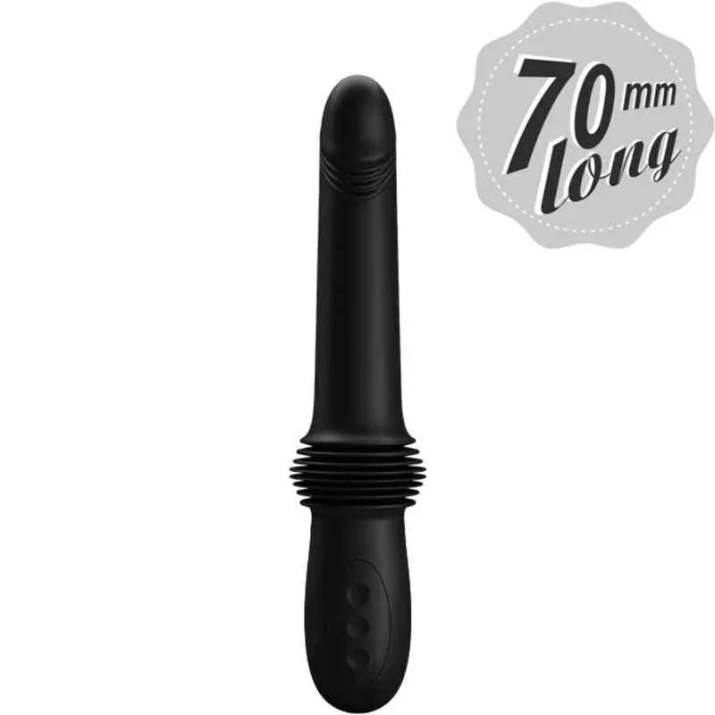 PRETTY LOVE - PAZUZU VIBRATOR 3 STOSSMODI SCHWARZ - Vanelion Paradise