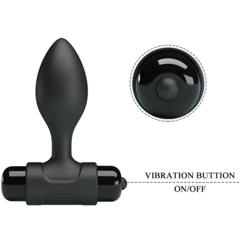 PRETTY LOVE - VIBRA BUTT 10 VIBRATIONEN ANALSTECKER SCHWARZ - Vanelion Paradise