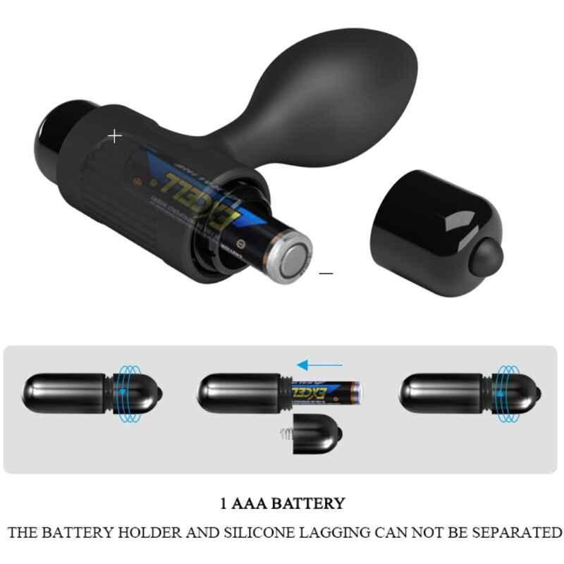 PRETTY LOVE - VIBRA BUTT 10 VIBRATIONEN ANALSTECKER SCHWARZ - Vanelion Paradise