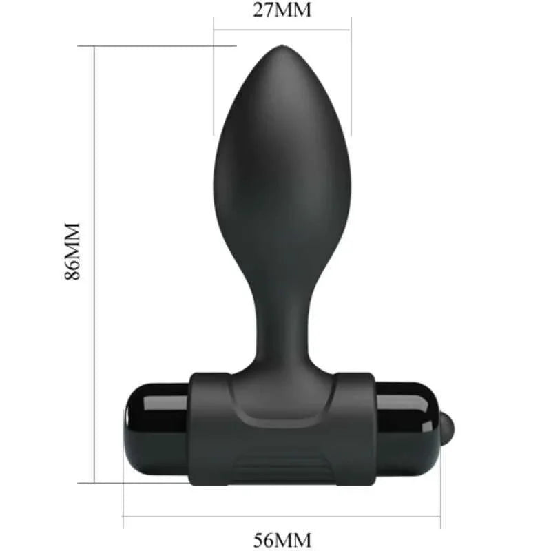 PRETTY LOVE - VIBRA BUTT 10 VIBRATIONEN ANALSTECKER SCHWARZ - Vanelion Paradise
