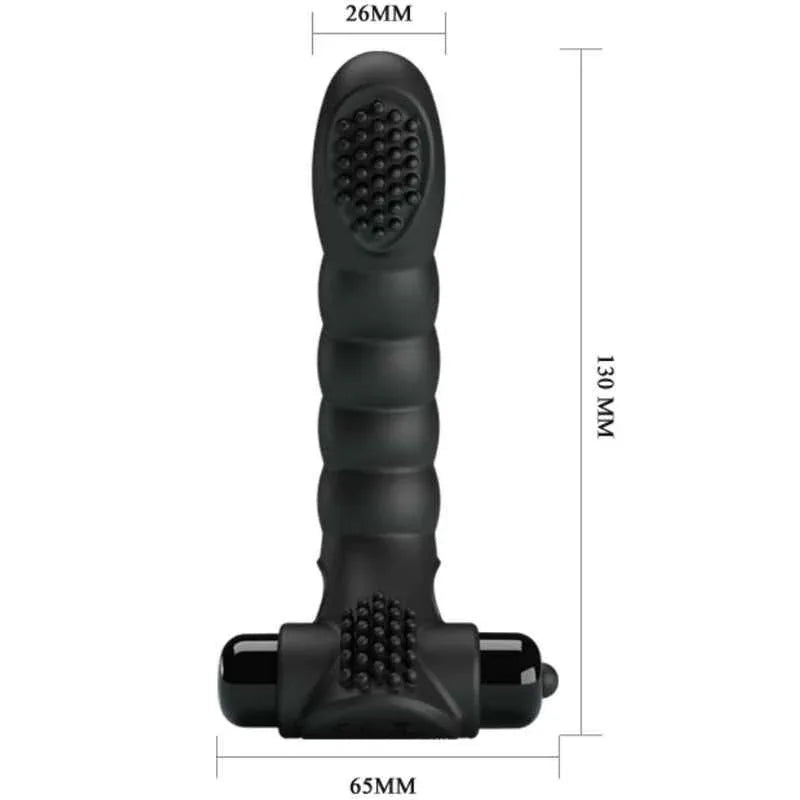 PRETTY LOVE - ALEXANDER FINGERVIBRATOR 10 VIBRATIONEN SCHWARZ - Vanelion Paradise