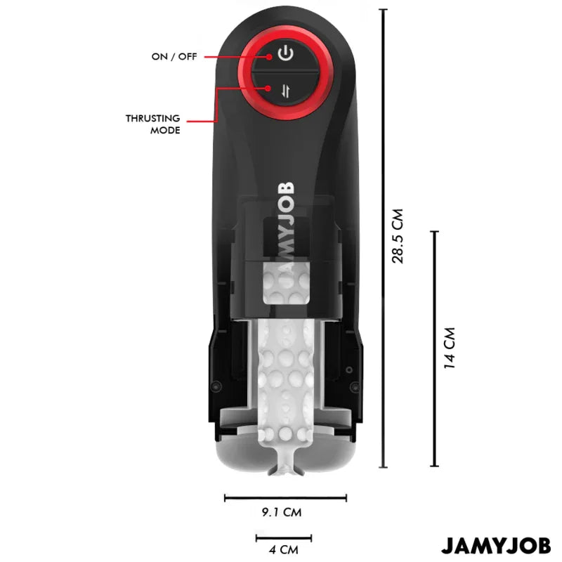 JAMYJOB - AUTOMATISCHER VAGINA-MASTURBATOR MIT GRAVITY-FUNKTION, 5 SAUGMODI - Vanelion Paradise