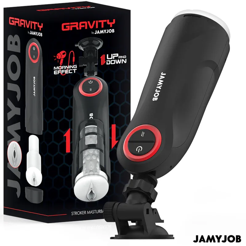 JAMYJOB - AUTOMATISCHER VAGINA-MASTURBATOR MIT GRAVITY-FUNKTION, 5 SAUGMODI - Vanelion Paradise