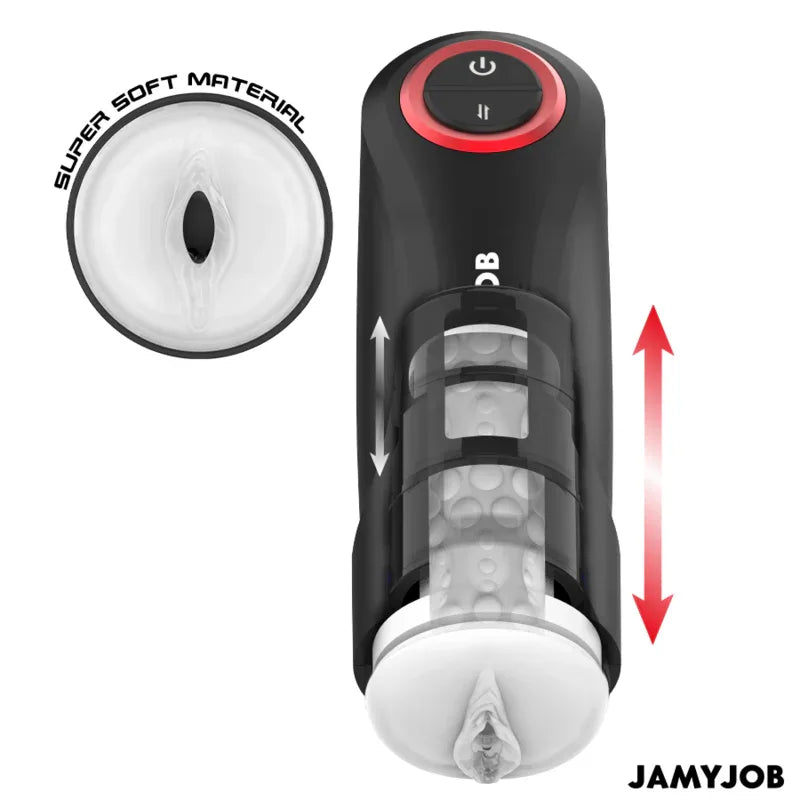 JAMYJOB - AUTOMATISCHER VAGINA-MASTURBATOR MIT GRAVITY-FUNKTION, 5 SAUGMODI - Vanelion Paradise