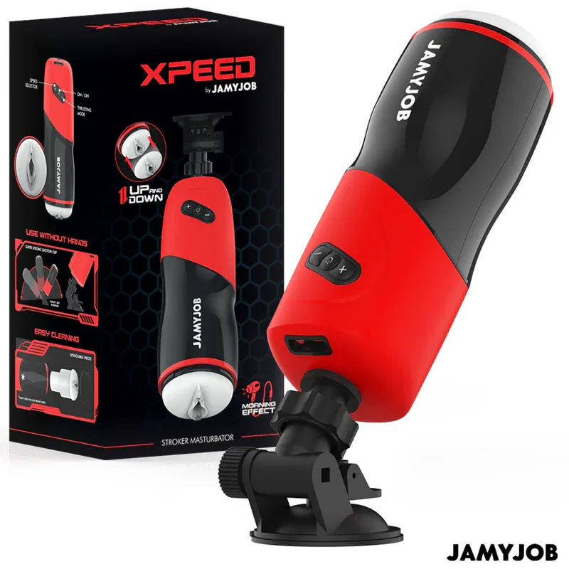 JAMYJOB - XPEED AUTOMATISCHER VAGINA-MASTURBATOR, 5 STOSSMODI UND SOUNDEFFEKT - Vanelion Paradise