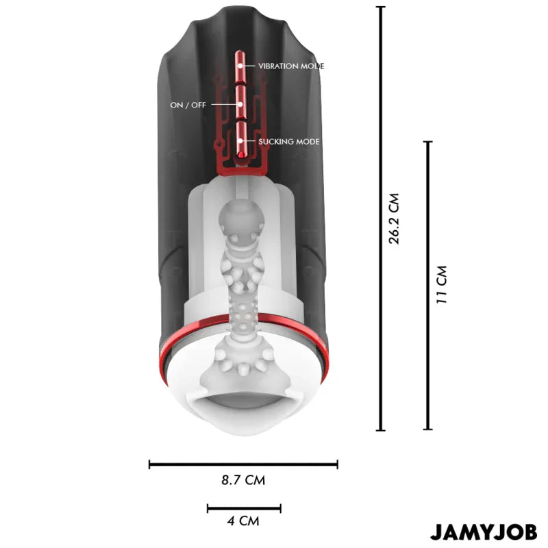 JAMYJOB - MEGABITE AUTOMATISCHER MUNDMASTURBATOR 5 SAUG- UND VIBRATIONSMODI - Vanelion Paradise