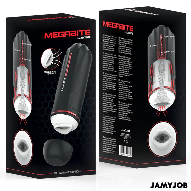 JAMYJOB - MEGABITE AUTOMATISCHER MUNDMASTURBATOR 5 SAUG- UND VIBRATIONSMODI - Vanelion Paradise