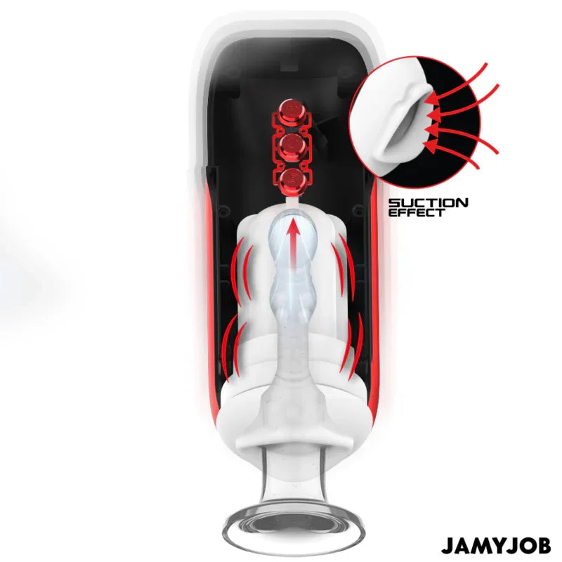 JAMYJOB - BLAZE AUTOMATISCHER MUNDMASTURBATOR 5 SAUG- UND VIBRATIONSMODI - Vanelion Paradise