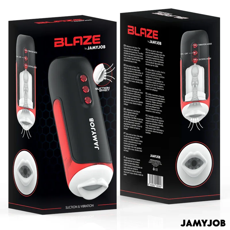 JAMYJOB - BLAZE AUTOMATISCHER MUNDMASTURBATOR 5 SAUG- UND VIBRATIONSMODI - Vanelion Paradise