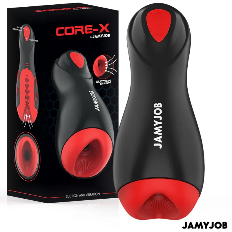 JAMYJOB - CORE-X AUTOMATISCHER MASTURBATOR 5 SAUG- UND VIBRATIONSMODI - Vanelion Paradise