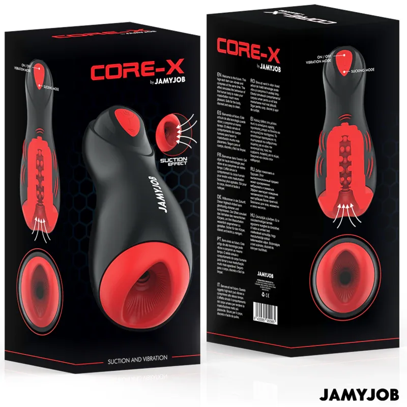 JAMYJOB - CORE-X AUTOMATISCHER MASTURBATOR 5 SAUG- UND VIBRATIONSMODI - Vanelion Paradise
