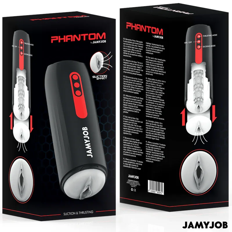 JAMYJOB - PHANTOM AUTOMATISCHER VAGINA-MASTURBATOR 5 SAUG- UND STOSSMODI - Vanelion Paradise