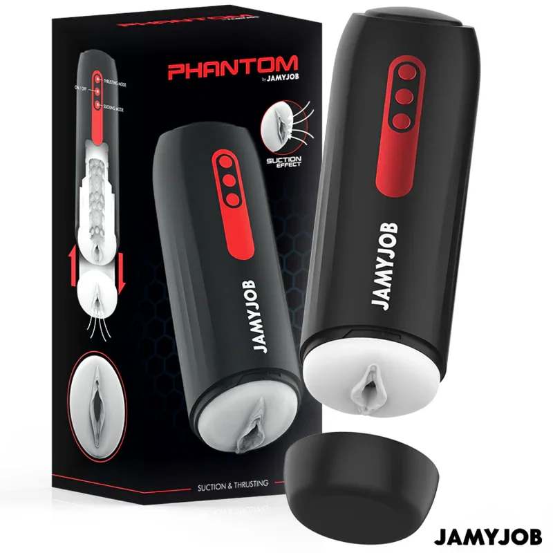 JAMYJOB - PHANTOM AUTOMATISCHER VAGINA-MASTURBATOR 5 SAUG- UND STOSSMODI - Vanelion Paradise