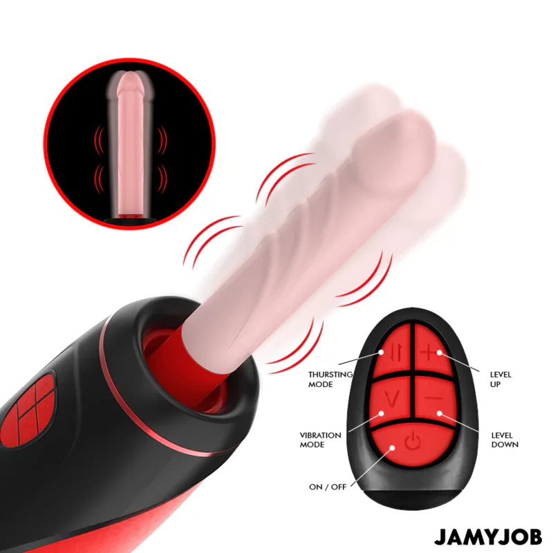 JAMYJOB - PYSTON BASE AUTOMATISCHER MASTURBATOR MIT FERNBEDIENUNG - Vanelion Paradise